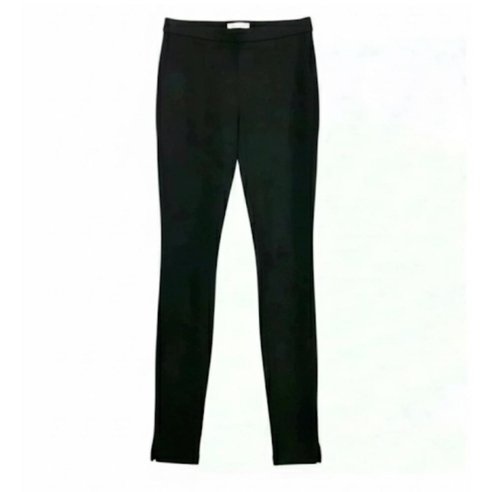 Vince Big Zip Ponte leggings women's dark gray size 4 EUC!